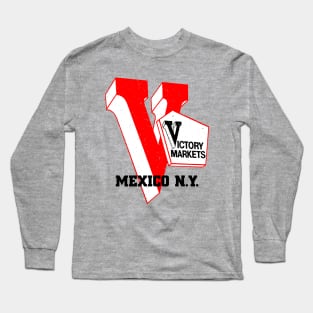 Victory Market Former Mexico NY Grocery Store Logo Long Sleeve T-Shirt